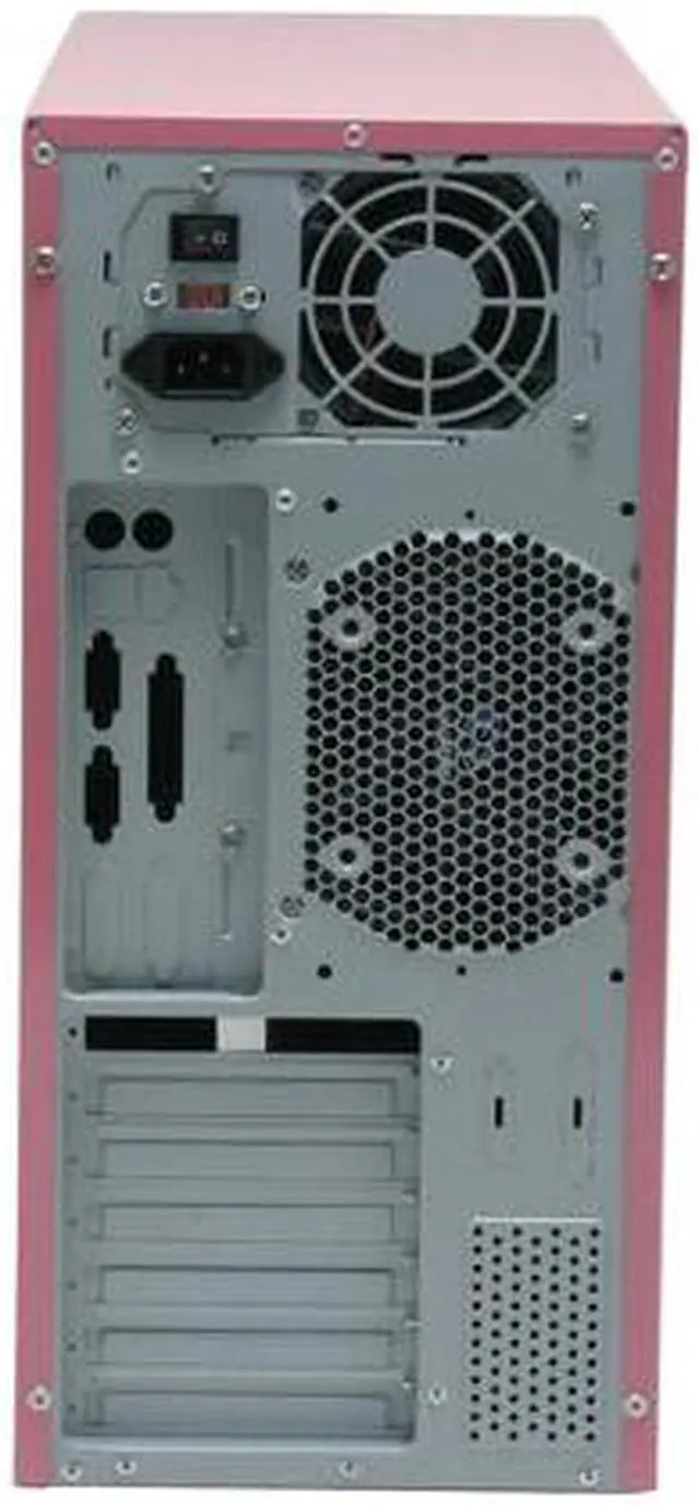 Alt view image 8 of 16 - RAIDMAX O² ATX-302KP Pink Steel ATX Mid Tower Computer Case 420W Power Supply