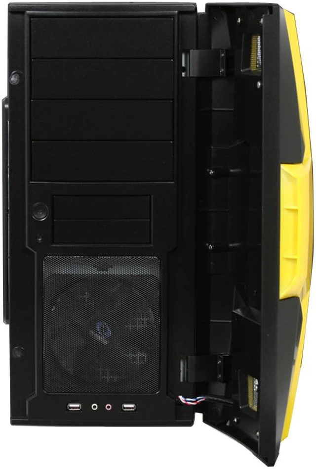 RAIDMAX AZTEC ATX-619WY Black/ Yellow Foldout MB Computer Case - Newegg.com