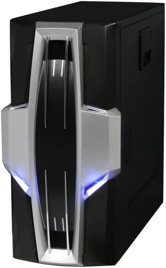 Alt view image 4 of 14 - RAIDMAX AZTEC ATX-619WB Black/ Silver 1.0mm SECC Steel ATX Mid Tower Foldout MB Computer Case