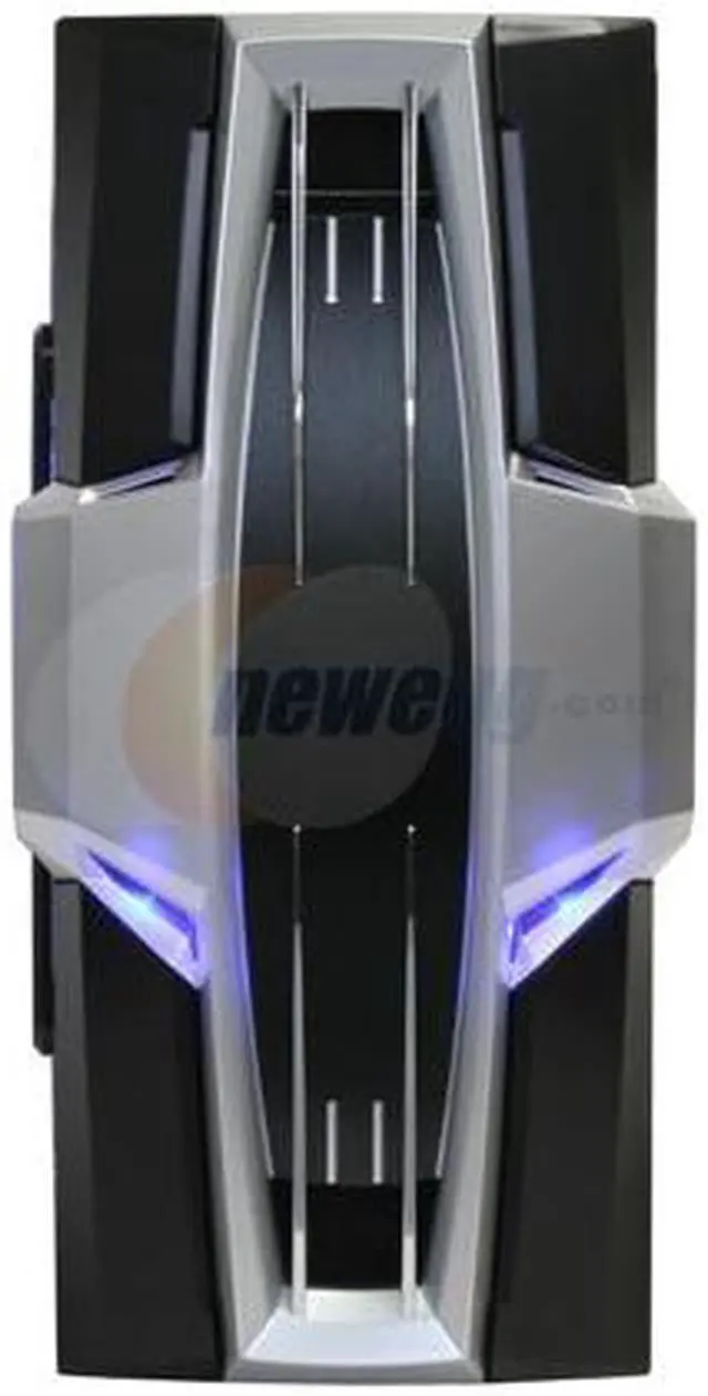 Alt view image 3 of 14 - RAIDMAX AZTEC ATX-619WB Black/ Silver 1.0mm SECC Steel ATX Mid Tower Foldout MB Computer Case