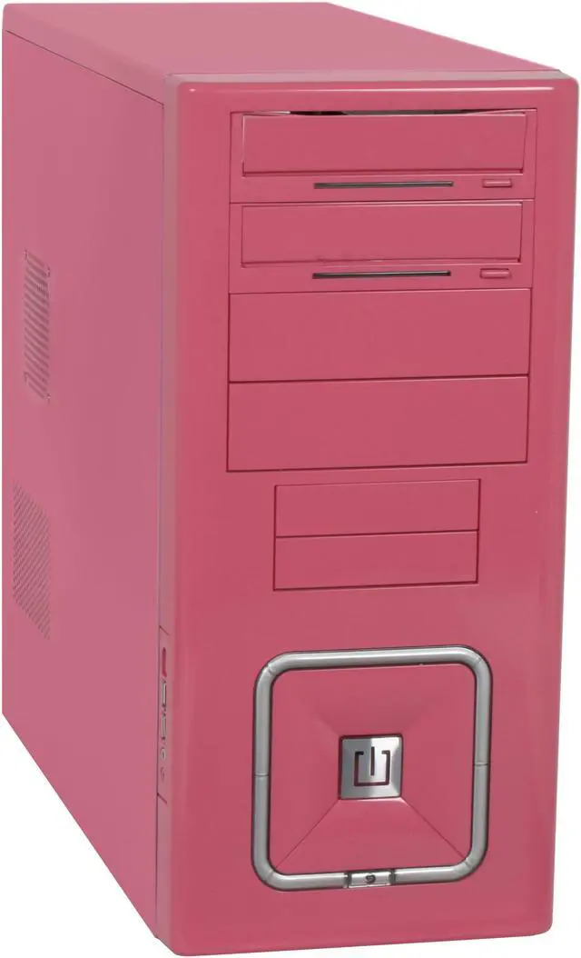 Alt view image 2 of 12 - RAIDMAX O² ATX-302K Pink Steel ATX Mid Tower Computer Case