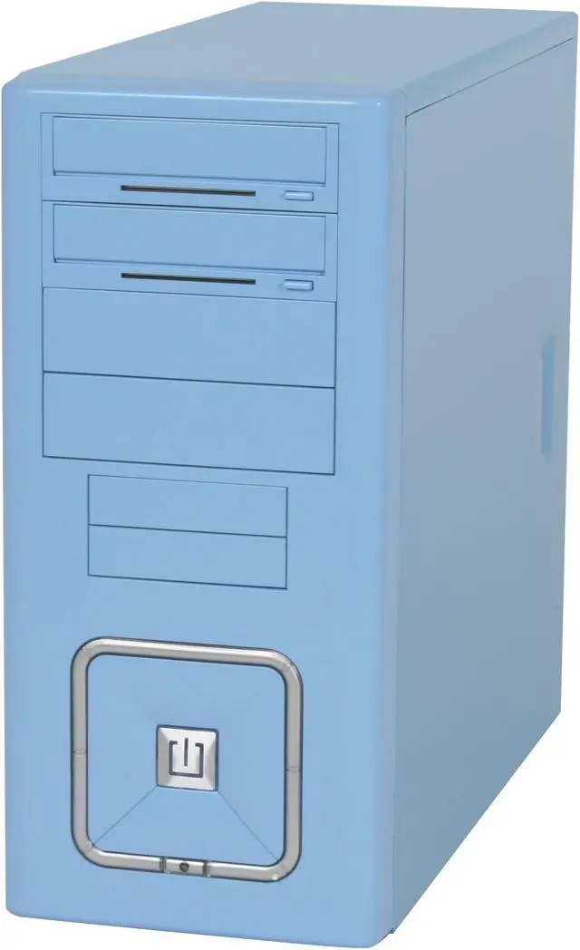 Alt view image 4 of 12 - RAIDMAX O² ATX-302U Blue Steel ATX Mid Tower Computer Case