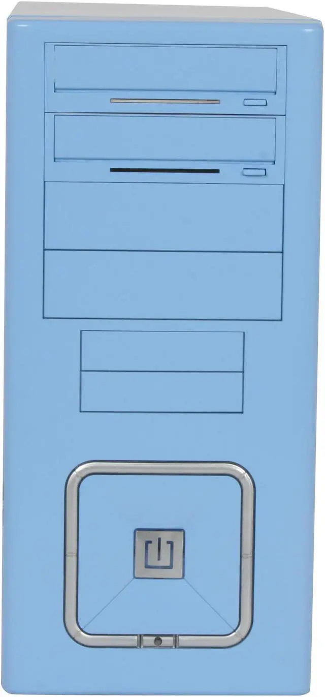 Alt view image 3 of 12 - RAIDMAX O² ATX-302U Blue Steel ATX Mid Tower Computer Case