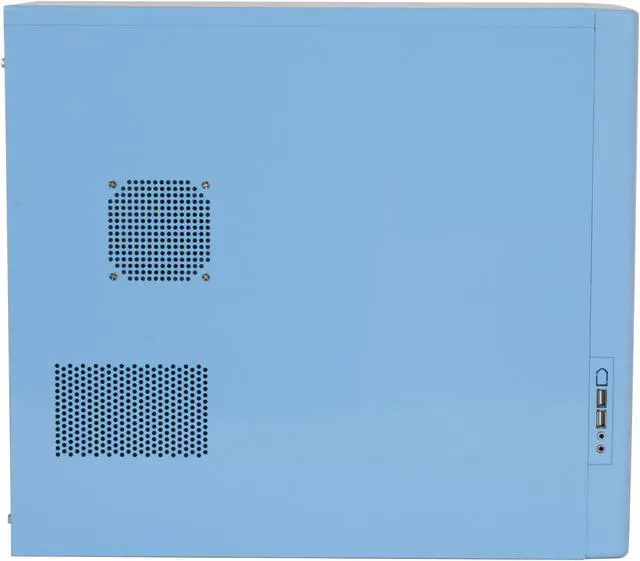 Alt view image 5 of 12 - RAIDMAX O² ATX-302U Blue Steel ATX Mid Tower Computer Case