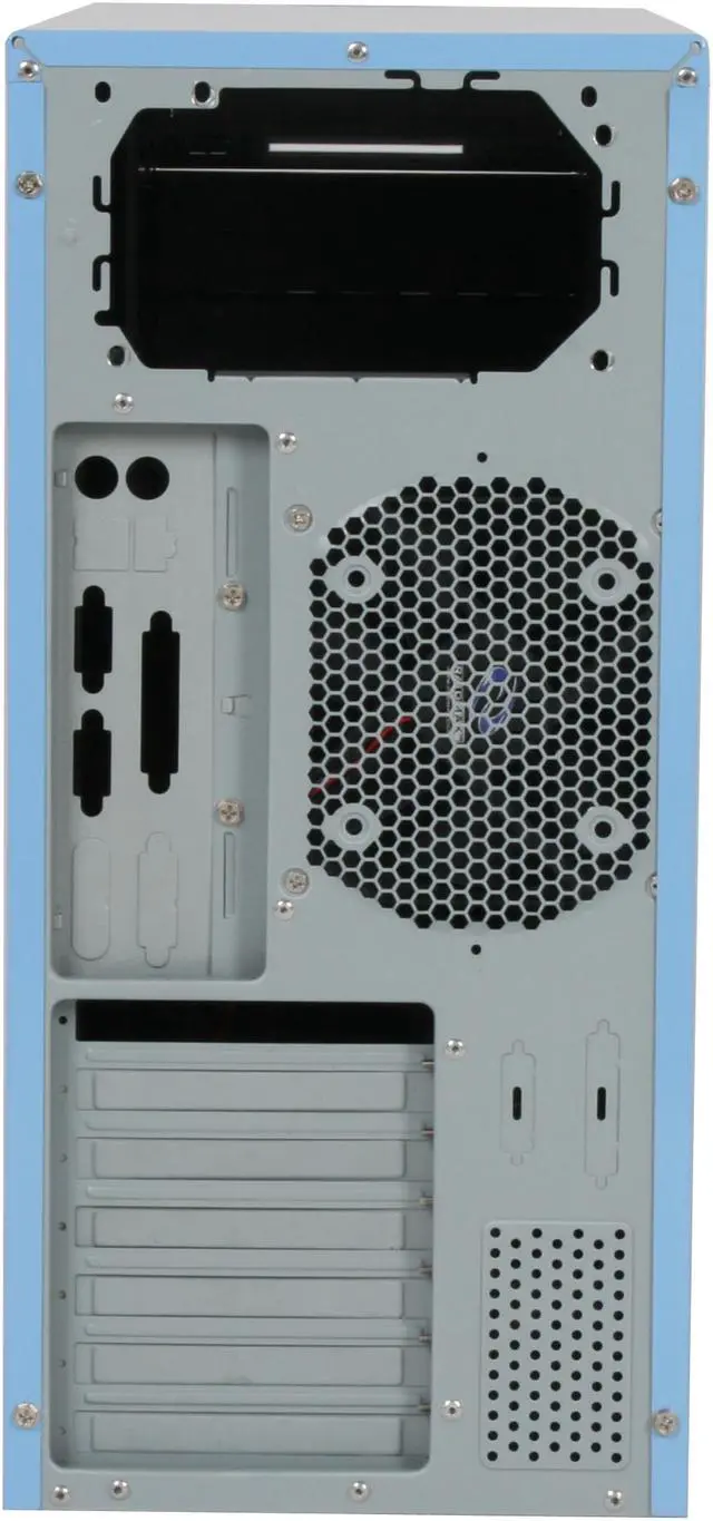 Alt view image 11 of 12 - RAIDMAX O² ATX-302U Blue Steel ATX Mid Tower Computer Case
