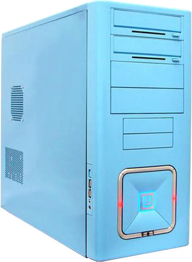 Main image of RAIDMAX O² ATX-302U Blue Steel ATX Mid Tower Computer Case
