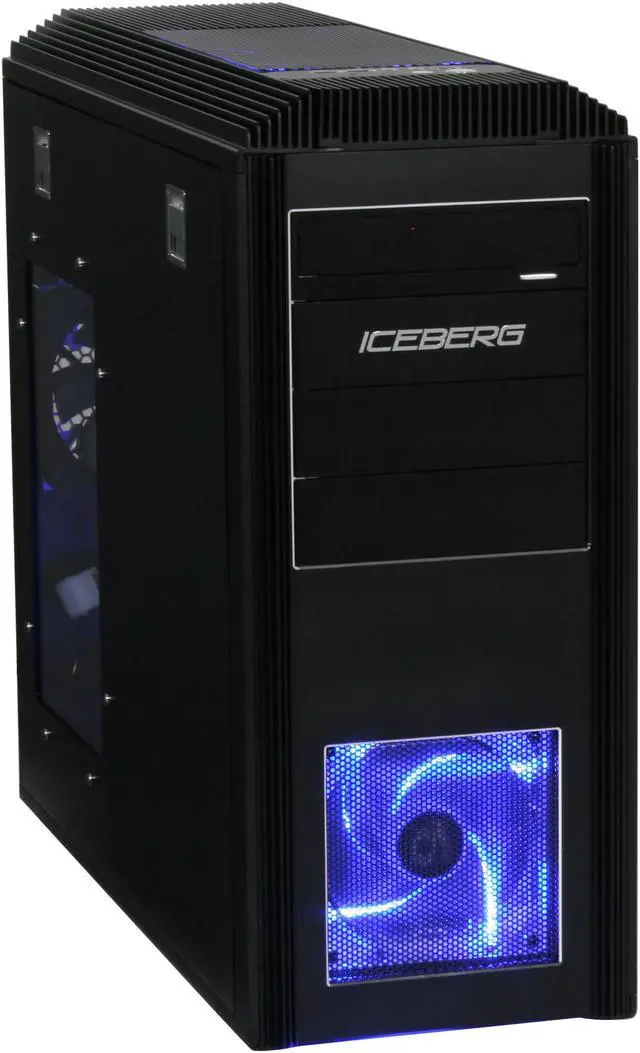Main image of RAIDMAX ICEBERG ATX-012WB Black 3mm Aluminum ATX Mid Tower Computer Case