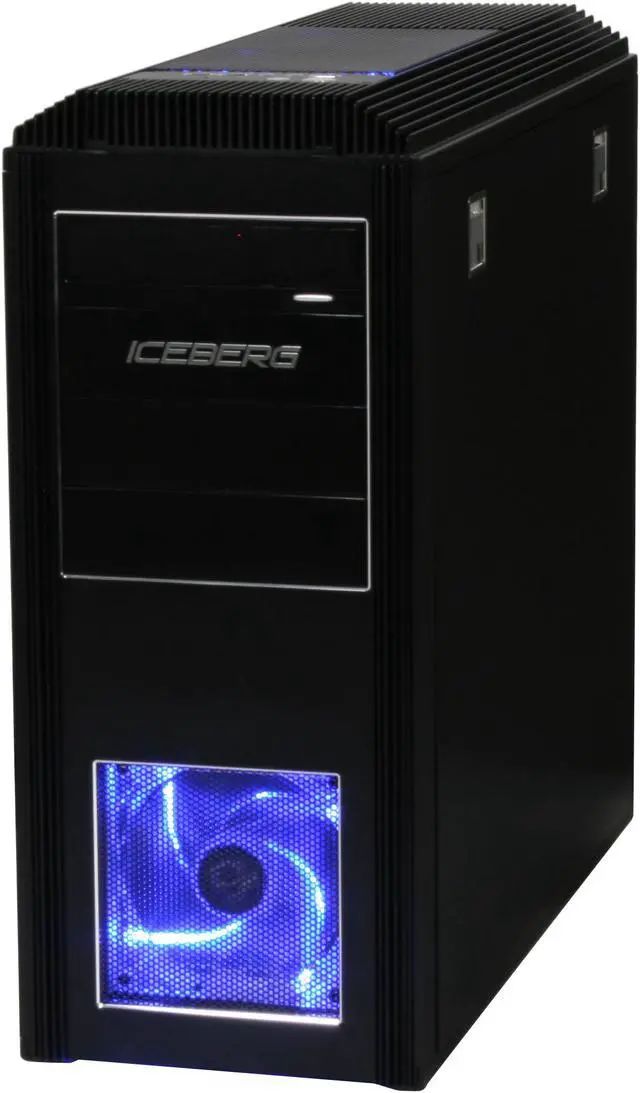 Alt view image 3 of 12 - RAIDMAX ICEBERG ATX-012WB Black 3mm Aluminum ATX Mid Tower Computer Case