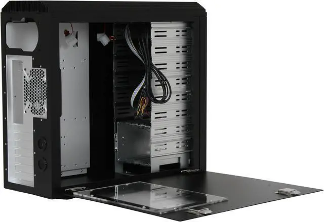 Alt view image 5 of 12 - RAIDMAX ICEBERG ATX-012WB Black 3mm Aluminum ATX Mid Tower Computer Case