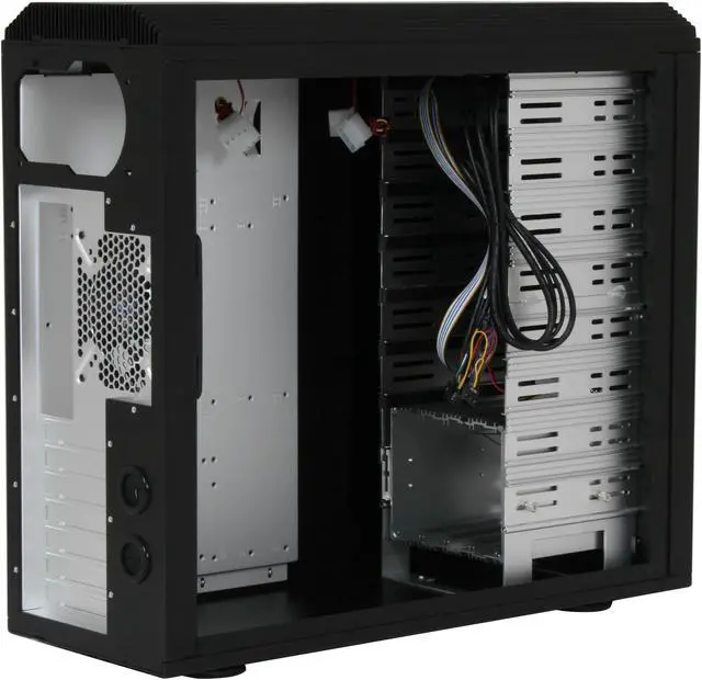 Alt view image 6 of 12 - RAIDMAX ICEBERG ATX-012WB Black 3mm Aluminum ATX Mid Tower Computer Case