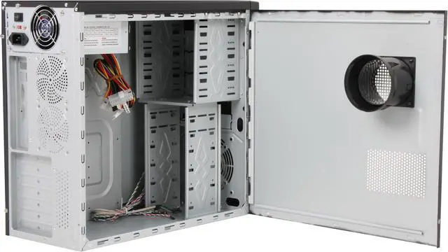 Alt view image 6 of 12 - RAIDMAX Elite ATX-208BP Black 0.7mm SECC Steel ATX Mid Tower Computer Case 450W Power Supply