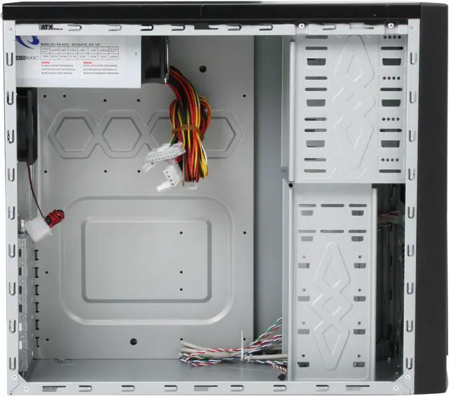 Alt view image 8 of 12 - RAIDMAX Elite ATX-208BP Black 0.7mm SECC Steel ATX Mid Tower Computer Case 450W Power Supply