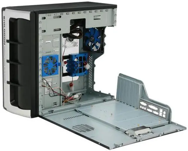 Alt view image 10 of 16 - RAIDMAX SMILODON ATX-612WB530P Black 1.0mm SECC Steel ATX Mid Tower Foldout MB Computer Case With 530W Modular LED Power Supply