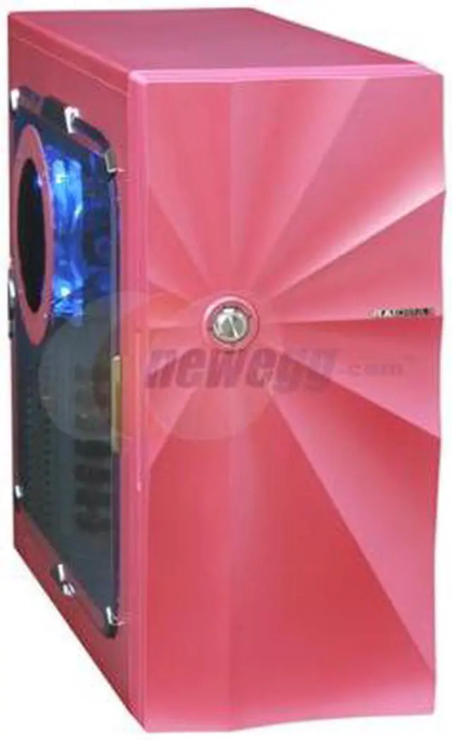 Alt view image 2 of 13 - RAIDMAX AURA ATX-927WK Pink SECC Steel ATX Mid Tower Computer Case