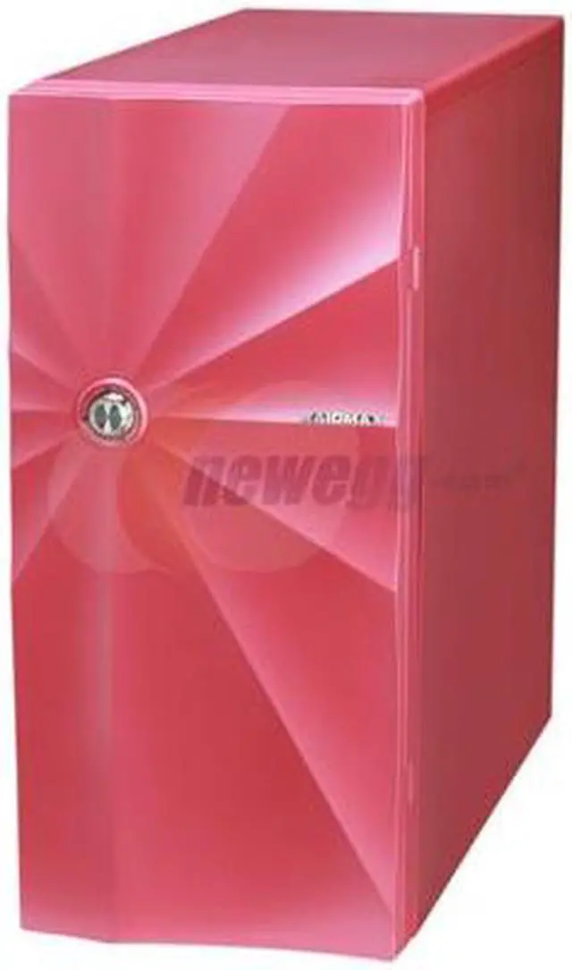 Alt view image 4 of 13 - RAIDMAX AURA ATX-927WK Pink SECC Steel ATX Mid Tower Computer Case