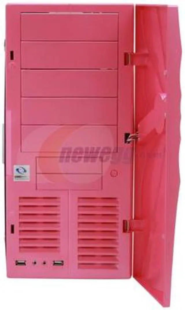 Alt view image 5 of 13 - RAIDMAX AURA ATX-927WK Pink SECC Steel ATX Mid Tower Computer Case
