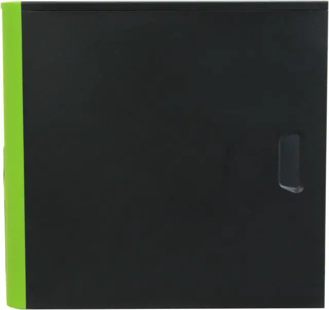 Alt view image 10 of 12 - RAIDMAX Tornado ATX-238WG Black / Green SECC Steel ATX Mid Tower Computer Case