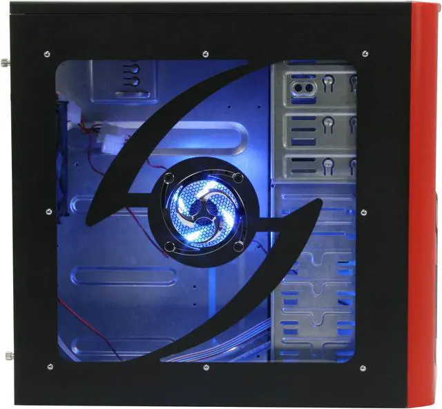 Alt view image 5 of 12 - RAIDMAX Tornado ATX-238WR Black / Red SECC Steel ATX Mid Tower Computer Case