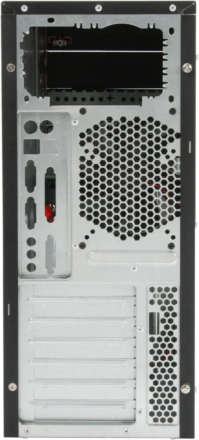 Alt view image 11 of 12 - RAIDMAX Tornado ATX-238WR Black / Red SECC Steel ATX Mid Tower Computer Case