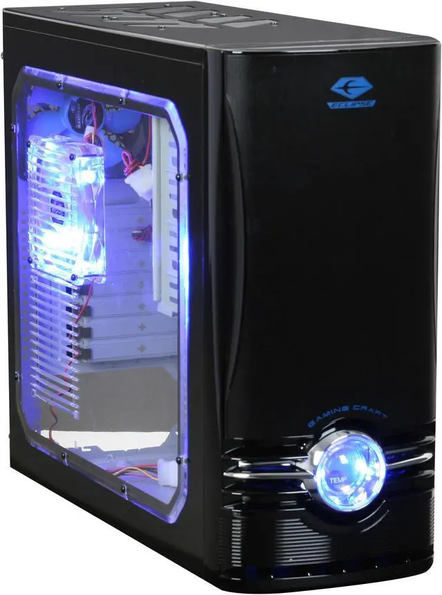 Main image of RAIDMAX ECLIPSE ATX-989WBBL Black 0.8mm STEEL SECC ATX Mid Tower Computer Case