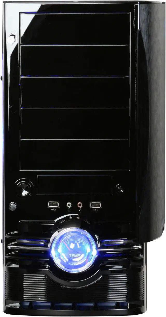 Alt view image 4 of 13 - RAIDMAX ECLIPSE ATX-989WBBL Black 0.8mm STEEL SECC ATX Mid Tower Computer Case