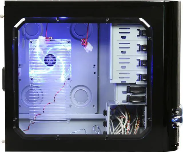 Alt view image 5 of 13 - RAIDMAX ECLIPSE ATX-989WBBL Black 0.8mm STEEL SECC ATX Mid Tower Computer Case