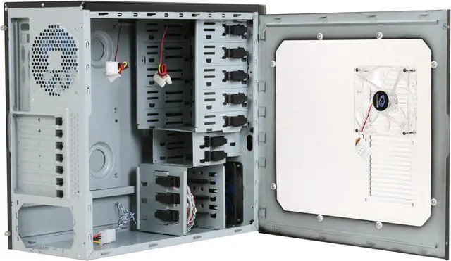 Alt view image 6 of 13 - RAIDMAX ECLIPSE ATX-989WBBL Black 0.8mm STEEL SECC ATX Mid Tower Computer Case