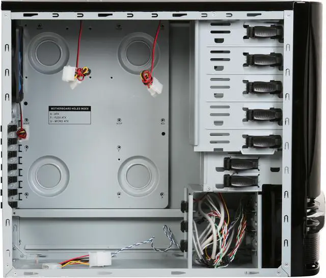 Alt view image 8 of 13 - RAIDMAX ECLIPSE ATX-989WBBL Black 0.8mm STEEL SECC ATX Mid Tower Computer Case