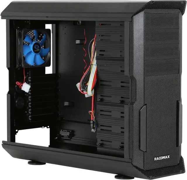 Alt view image 9 of 12 - RAIDMAX Monster ATX-016B Black 1.0mm Aluminum ATX Mid Tower Computer Case