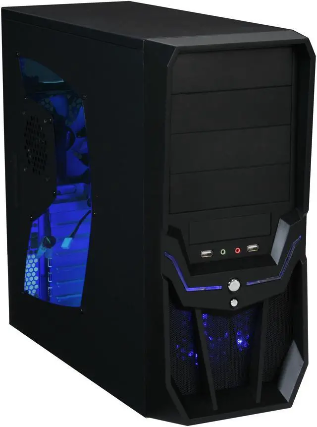 Main image of RAIDMAX Hurricane ATX-248WB Black SECC ATX Mid Tower Computer Case