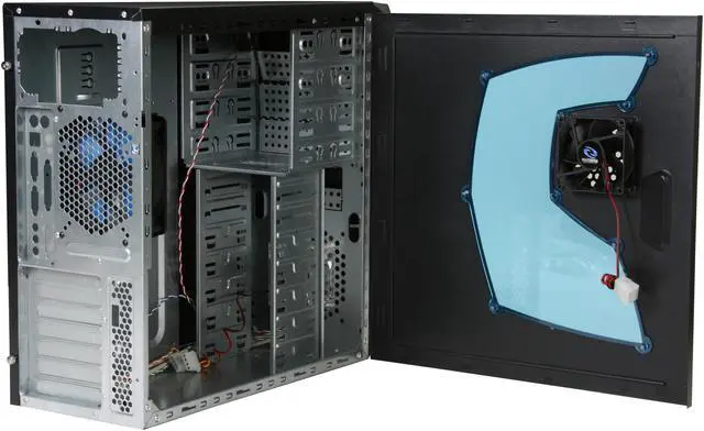 Alt view image 5 of 9 - RAIDMAX Hurricane ATX-248WB Black SECC ATX Mid Tower Computer Case