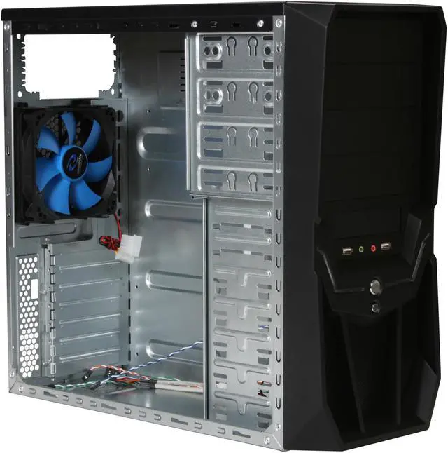 Alt view image 7 of 9 - RAIDMAX Hurricane ATX-248WB Black SECC ATX Mid Tower Computer Case