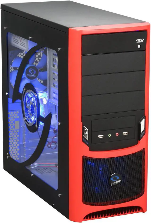 Main image of RAIDMAX Tornado ATX-238WRP Black SECC Steel ATX Mid Tower Computer Case with Raidmax RX-450K 450W Power Supply