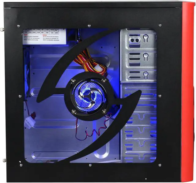 Alt view image 4 of 10 - RAIDMAX Tornado ATX-238WRP Black SECC Steel ATX Mid Tower Computer Case with Raidmax RX-450K 450W Power Supply