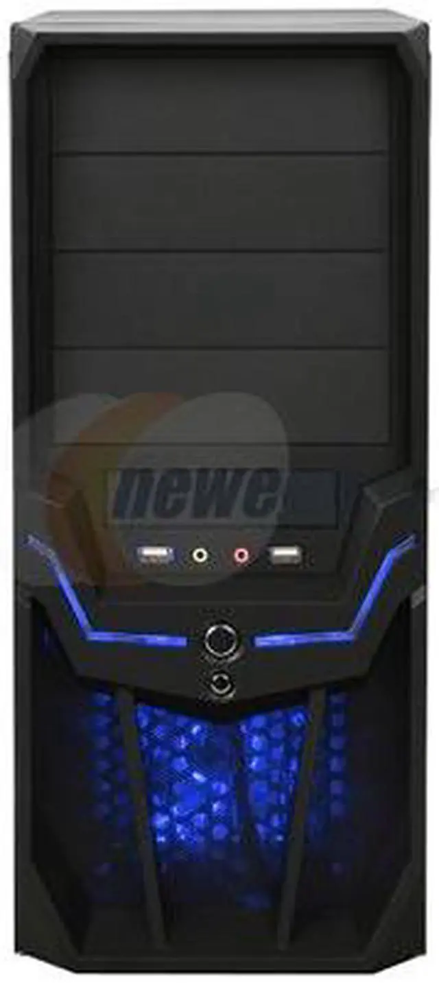 Alt view image 2 of 9 - RAIDMAX Hurricane ATX-248WBP Black SECC ATX Mid Tower Computer Case with Raidmax RX-450K 450W Power Supply