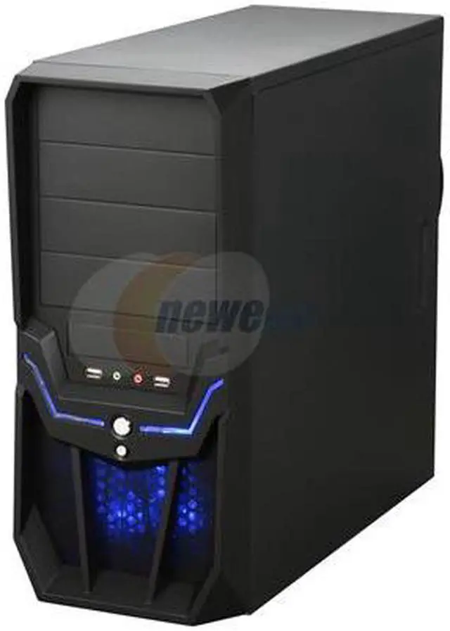 Alt view image 3 of 9 - RAIDMAX Hurricane ATX-248WBP Black SECC ATX Mid Tower Computer Case with Raidmax RX-450K 450W Power Supply