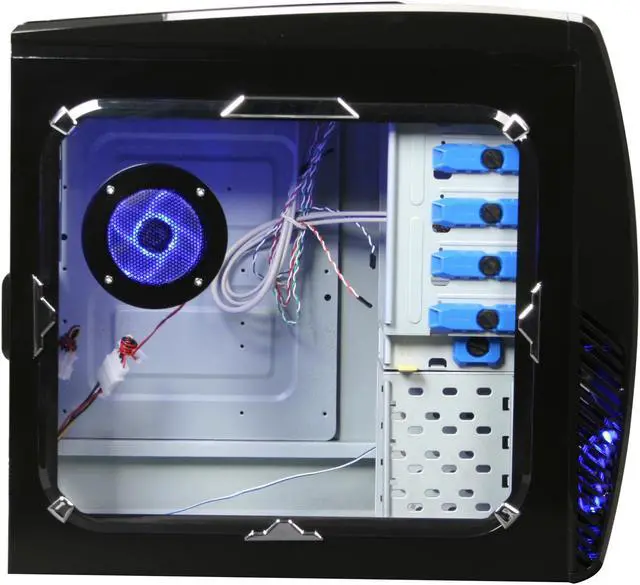 Alt view image 4 of 8 - RAIDMAX Skyline ATX-948WS Black / Silver SECC ATX Mid Tower Computer Case