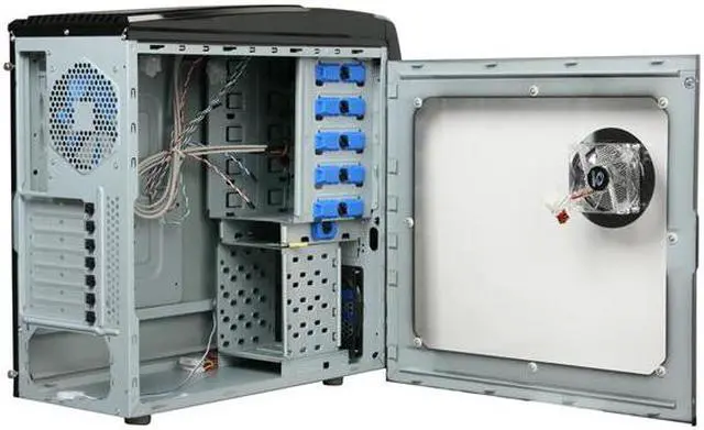 Alt view image 6 of 8 - RAIDMAX Skyline ATX-948WS Black / Silver SECC ATX Mid Tower Computer Case