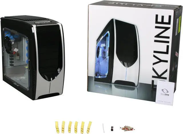 Alt view image 8 of 8 - RAIDMAX Skyline ATX-948WS Black / Silver SECC ATX Mid Tower Computer Case