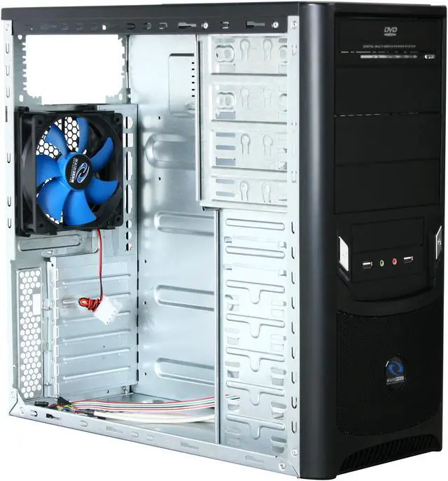 Alt view image 6 of 8 - RAIDMAX Tornado ATX-238B Black SECC ATX Mid Tower Computer Case