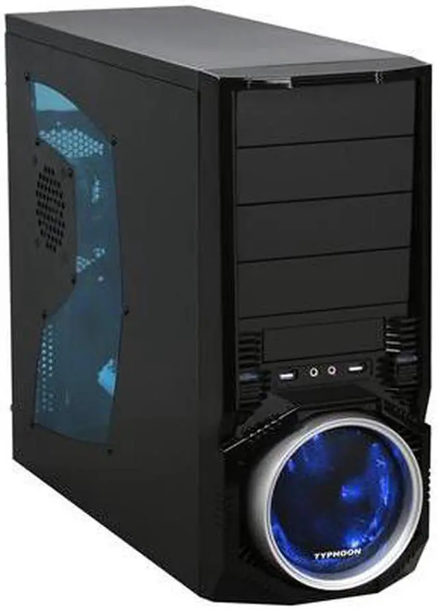Main image of RAIDMAX Typhoon ATX-312WS Black / Silver SECC ATX Mid Tower Computer Case