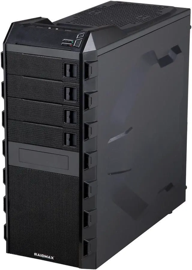 Alt view image 3 of 10 - RAIDMAX Altas ATX-295WB Black Steel / Plastic ATX Mid Tower Computer Case