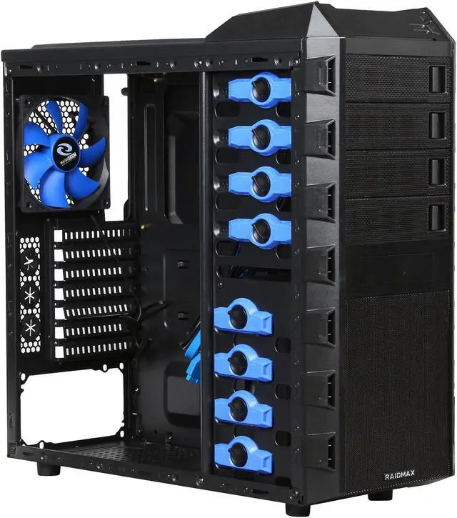 Alt view image 8 of 10 - RAIDMAX Altas ATX-295WB Black Steel / Plastic ATX Mid Tower Computer Case