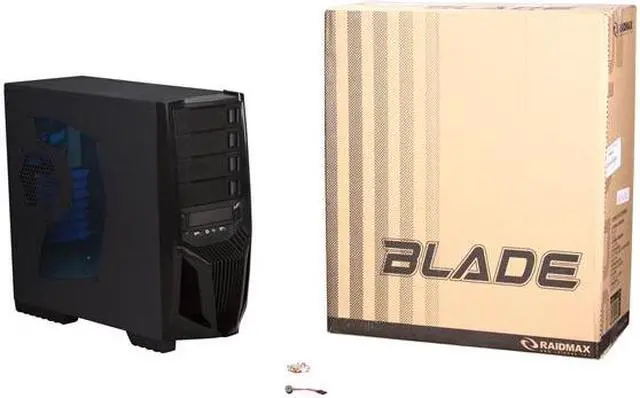 Alt view image 9 of 9 - RAIDMAX BLADE (ATX-298WB) Black Steel / Plastic ATX Mid Tower Computer Case