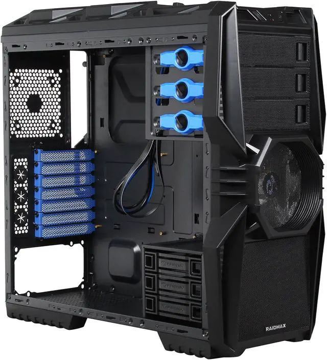 Alt view image 7 of 10 - RAIDMAX AEOLUS ATX-818WB Black Steel / Plastic ATX Mid Tower Computer Case