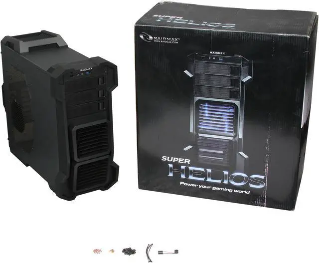 Alt view image 9 of 9 - RAIDMAX Helios ATX-819WB Black Steel / Plastic ATX Mid Tower Computer Case