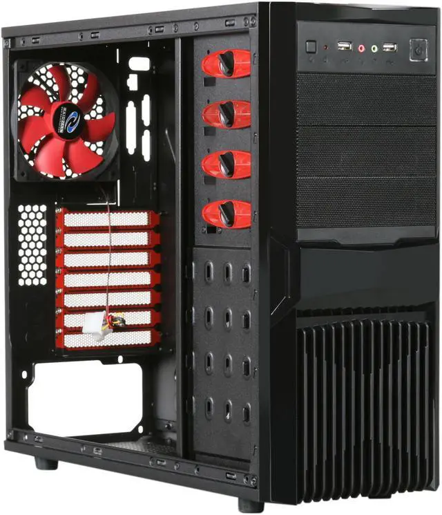 Alt view image 7 of 9 - RAIDMAX Reiter ATX-305WB Black Steel / Plastic ATX Mid Tower Computer Case