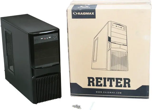 Alt view image 9 of 9 - RAIDMAX Reiter ATX-305WB Black Steel / Plastic ATX Mid Tower Computer Case