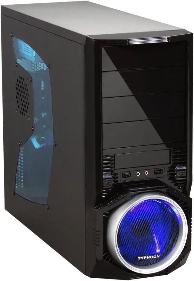 Main image of RAIDMAX Typhoon ATX-312WSP Black SECC ATX Mid Tower Computer Case 450W Power Supply