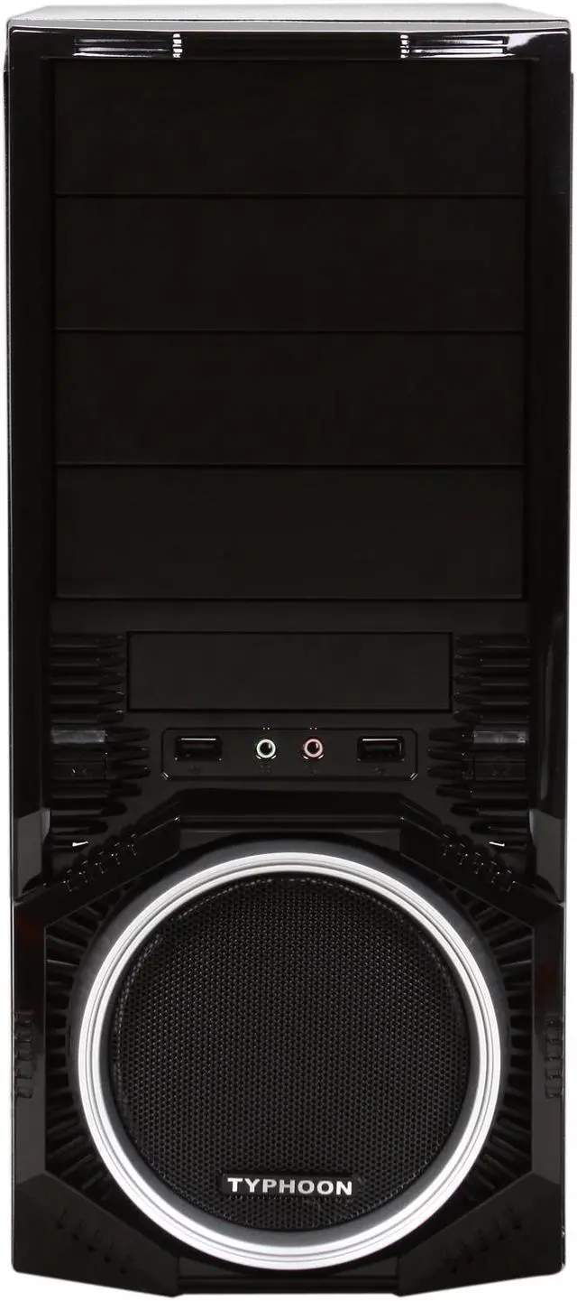 Alt view image 2 of 9 - RAIDMAX Typhoon ATX-312WSP Black SECC ATX Mid Tower Computer Case 450W Power Supply